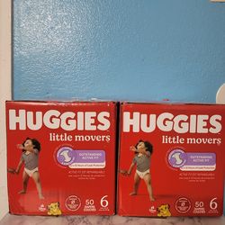 Huggies size #6  (50 Diapers) $24 Each