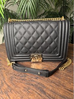 NEW Isabella shoulder black and gold accent bag purse