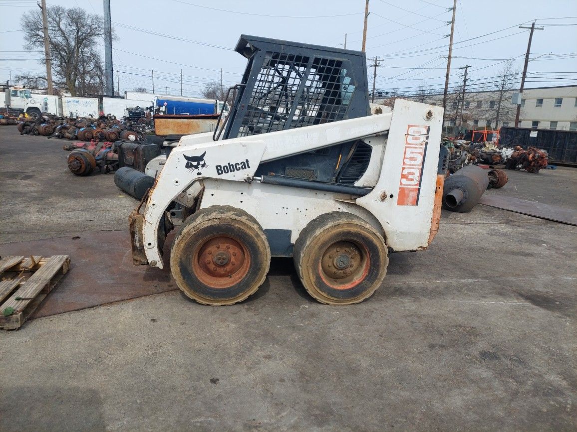 Bobcat 853 With Backhoe Attachment 