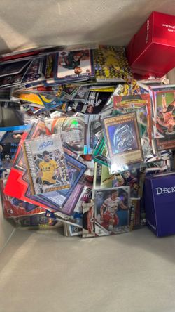 Huge stash of Yu-Gi-Oh and soccer cards