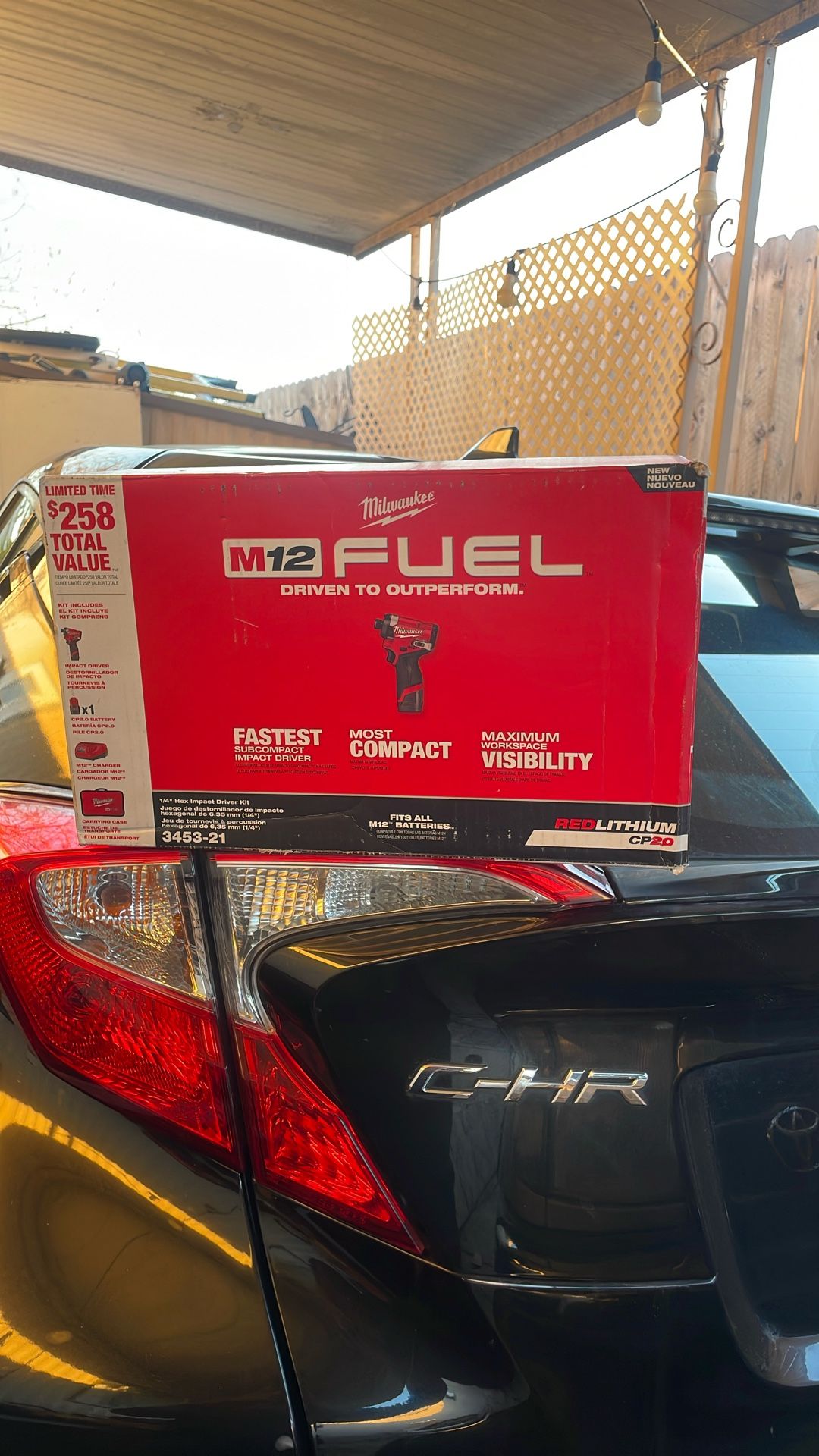 M12 FUEL 12-Volt Lithium-Ion Brushless Cordless 1/4 in. Hex Impact Driver Compact Kit W 2.0Ah Battery and Bag