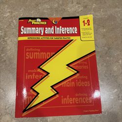 3 main idea & details, summary  & inference, First Second Grade Teacher Manual Book, Unused