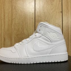 Air Jordan Mid Retro 1 “Triple White”