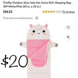 Llama Kids Sleeping Bag 