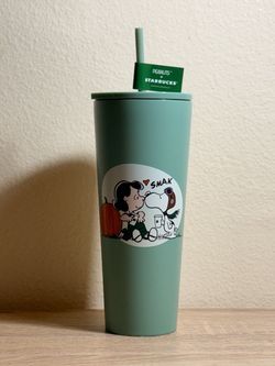 Starbucks X Snoopy, Lucy and Snoopy Stainless Steel Cold Cup