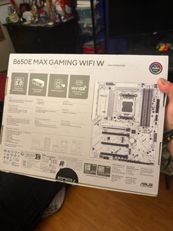 New Asus B650E Max Gaming Wifi W Motherboard