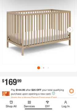 New graco teddi convertible baby crib