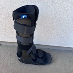 Breg SoftGait Air Walker Calf Ankle Foot Toe Boot W AIR PUMP Size Medium