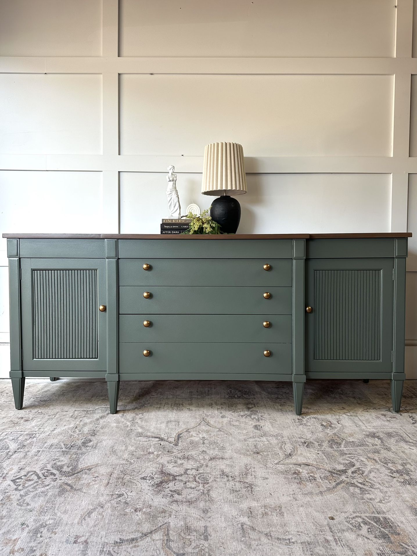 Stunning Dixie Refinished Credenza / Buffet / Dresser / TV stand / Console
