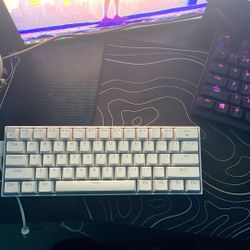 60% red dragon keyboard mechanical, brown switches