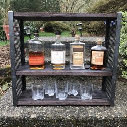 Industrial liquor shelf