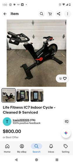 1C7 Life Fitness Cycle