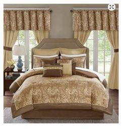 Madison Park- Brystol 24-piece, Room-in-a-bag, (King) set