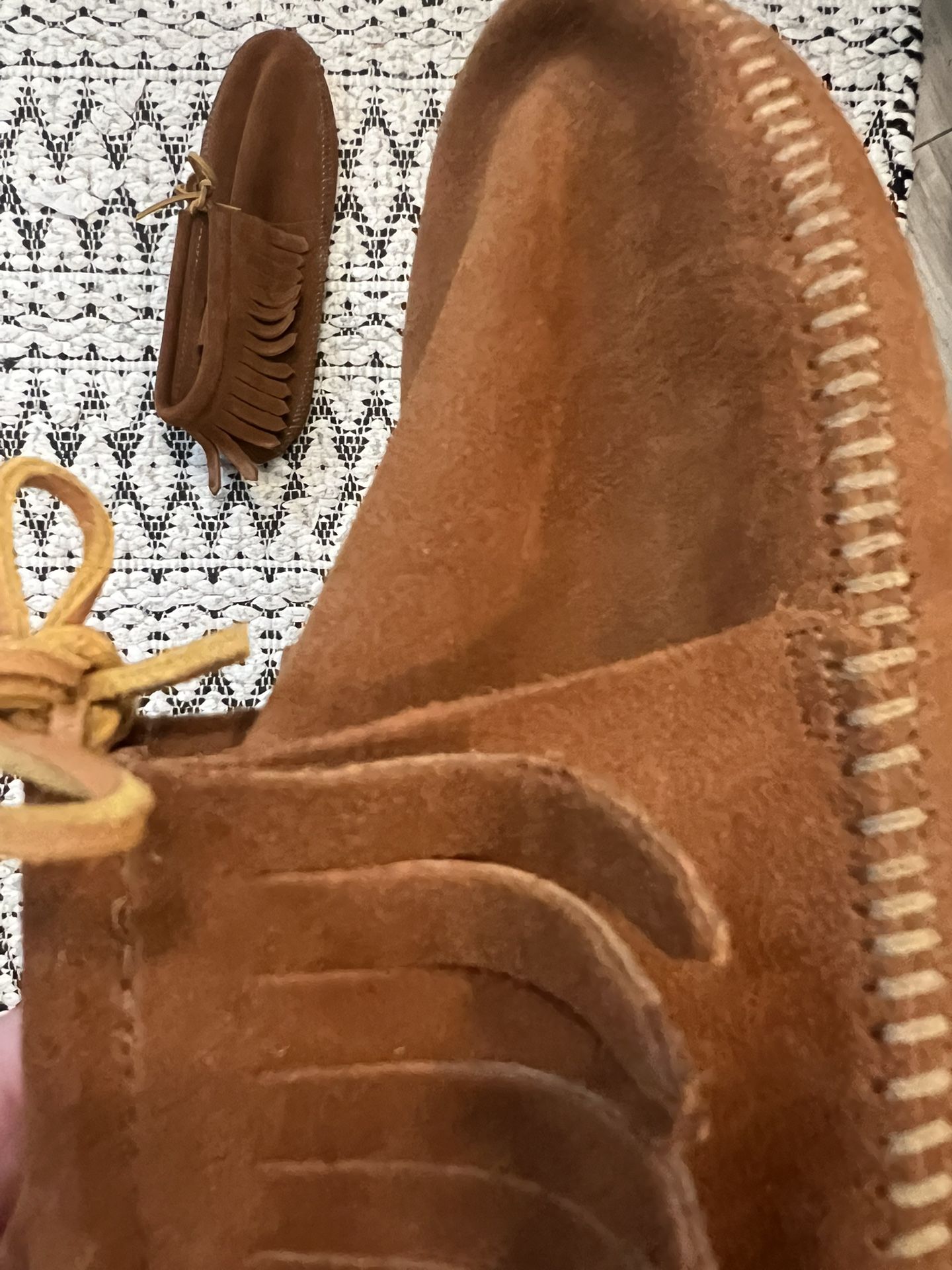 Minnetonka Fringed Moccasin Bootie