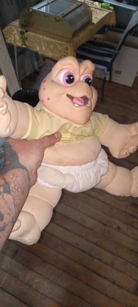 Super Rare 1991 Hasbro Ripcord Talking Baby Sinclair Collector Dinasour
