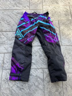 Girls Fly Racing Pants With Vent Zippers/ Pockets