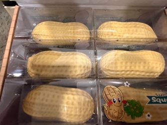 Crunchy peanut that has fast rebound