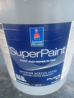 5 gallons Interior Satin Light Beige Paint