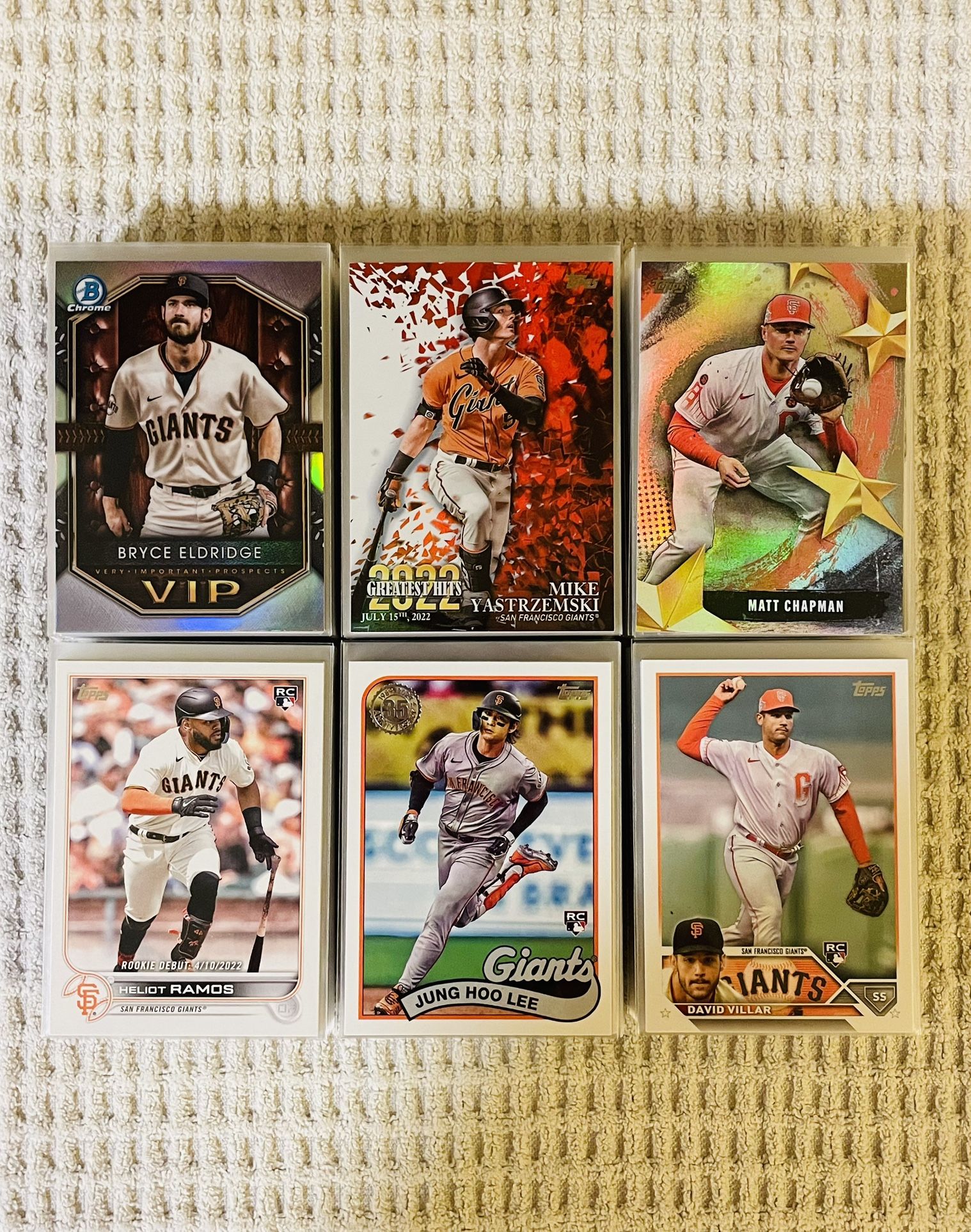 San Francisco Giants 220 Card Baseball Lot!