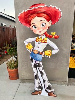 Toy Story Jessie cutout for backdrop