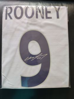 Wayne Rooney  Signed Certified Soccer/Football Jersey