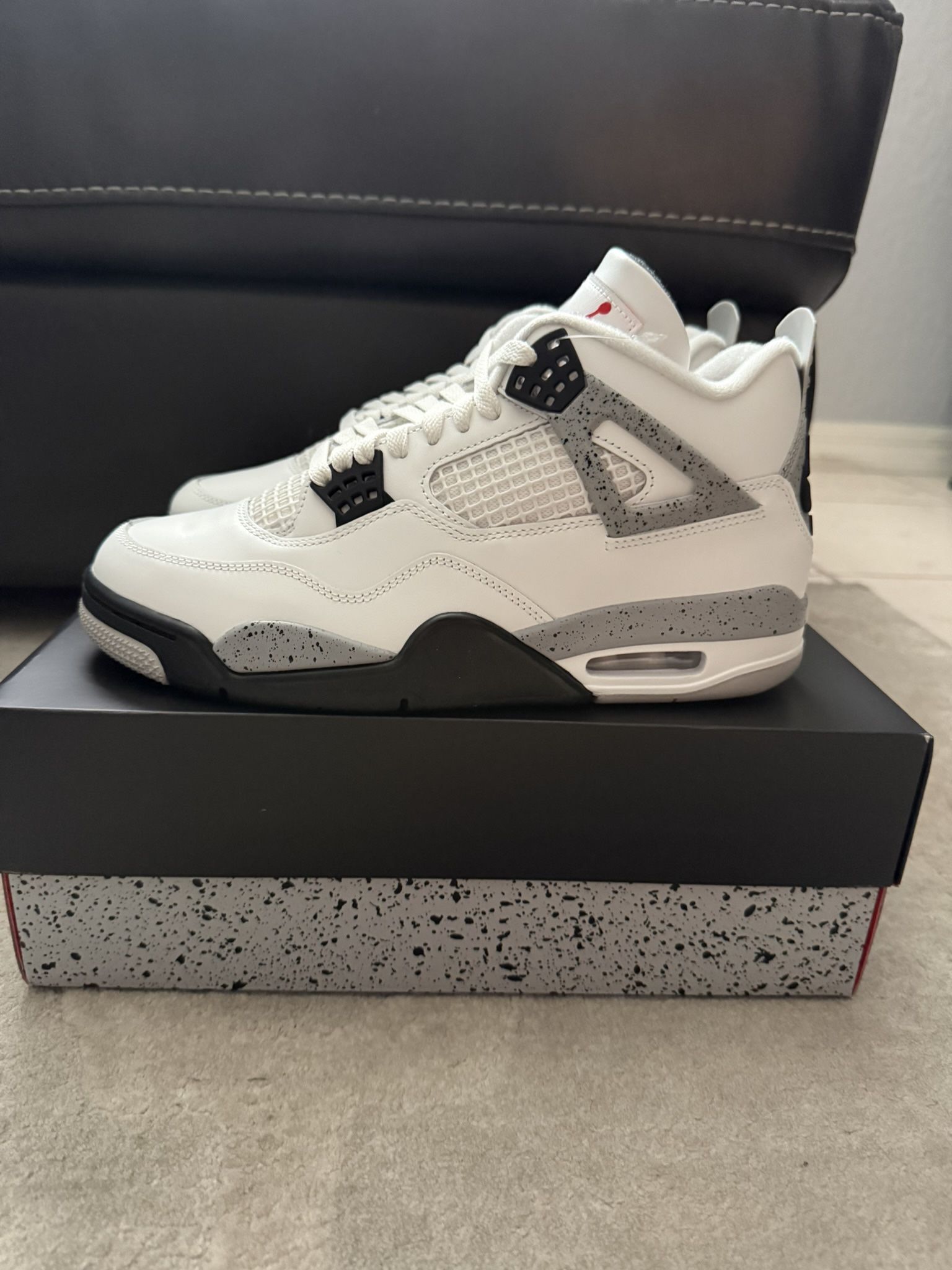 Nike Jordan 4 White Cement New 