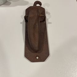 Vintage Mexican Iron Chili Pepper Door Knocker