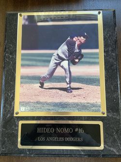 Hideo Nomo Plaque