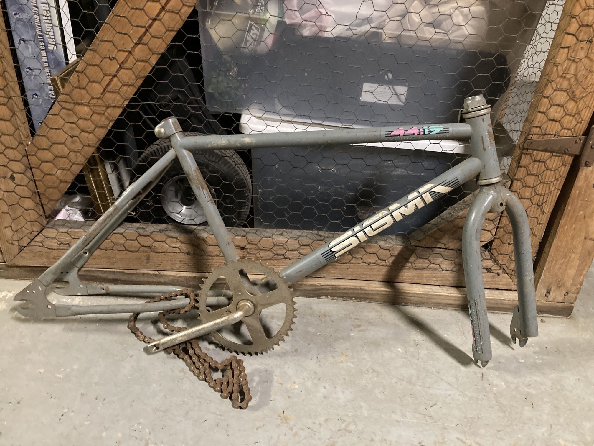 Vintage BMX Huffy Sigma Bike Frame and Fork