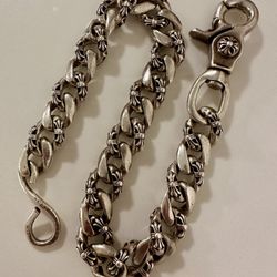 Chrome Hearts FANCY 1 Clip Wallet Chain 925 Silver 16.375 Inch for Sale in  New York, NY - OfferUp