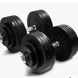 Yes4all 200 lb Adjustable Dumbell Set Pair *IN HAND* (100 X 2)