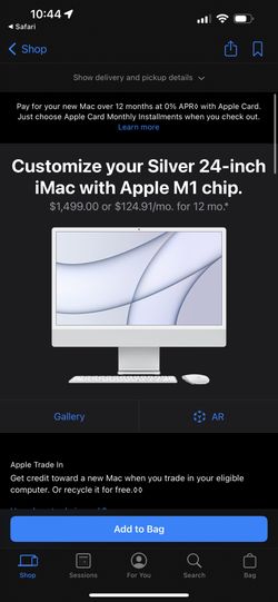 iMac (24-inch, M1, 2021) 251 GB