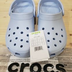 NWT Crocs Classic Blue Frost Adult Unisex Mens (6), Women's (8)!