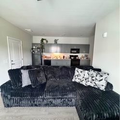 Black Sectional 