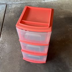 3 Drawer Plastic Bin 