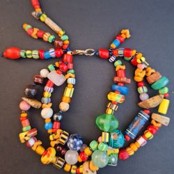 .925 Silver Clasp, Colorful Beaded Bracelet