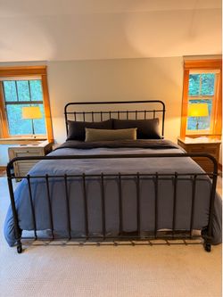 Iron California King bed frame