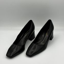 Charles & Keith Black Leather Pumps – Size 7
