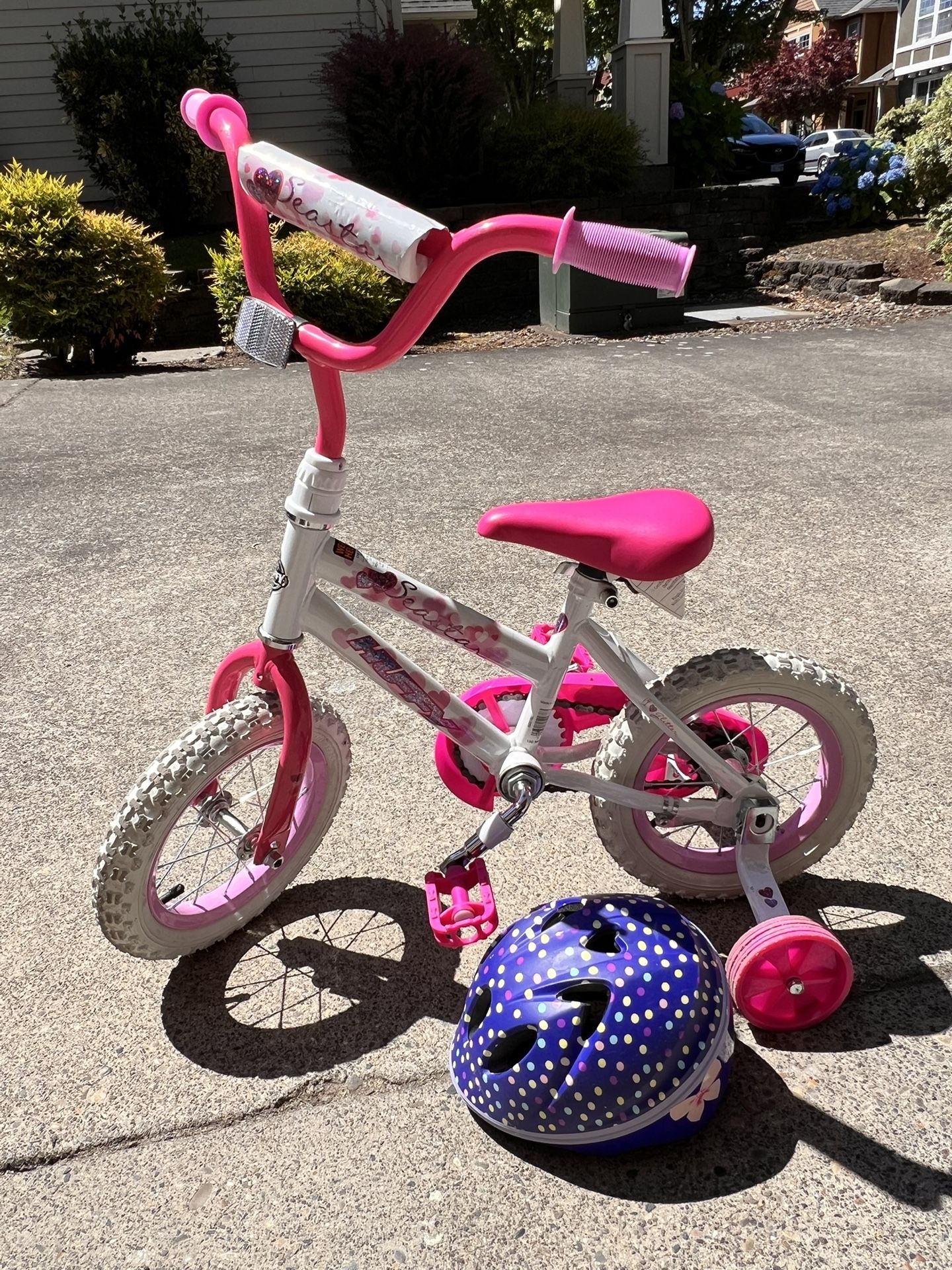 Kids Bike With Helmet