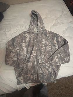 Oversized Camo Zip Up