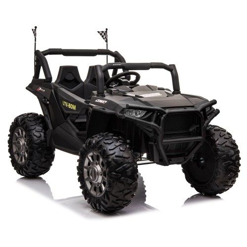 REMOTE YES - One Industries UTVBOM kids rideon 12v 4wd wheel drive radio bluetooth electric toy