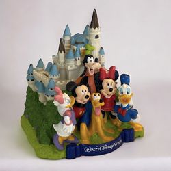 Disney World Coin Piggy Bank Magic Kingdom Castle Mickey Mouse & Friends