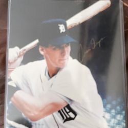 Signed Travis Fryman Picture