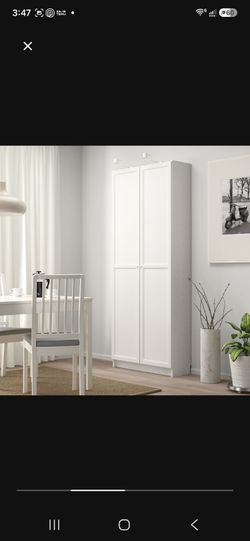 Brand New IKEA BILLY/OXBERG Bookcase with Doors – White – Unopened Box - 2 units