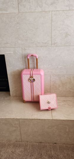 Disney princess travel suitcase and beauty case playset for pretend play