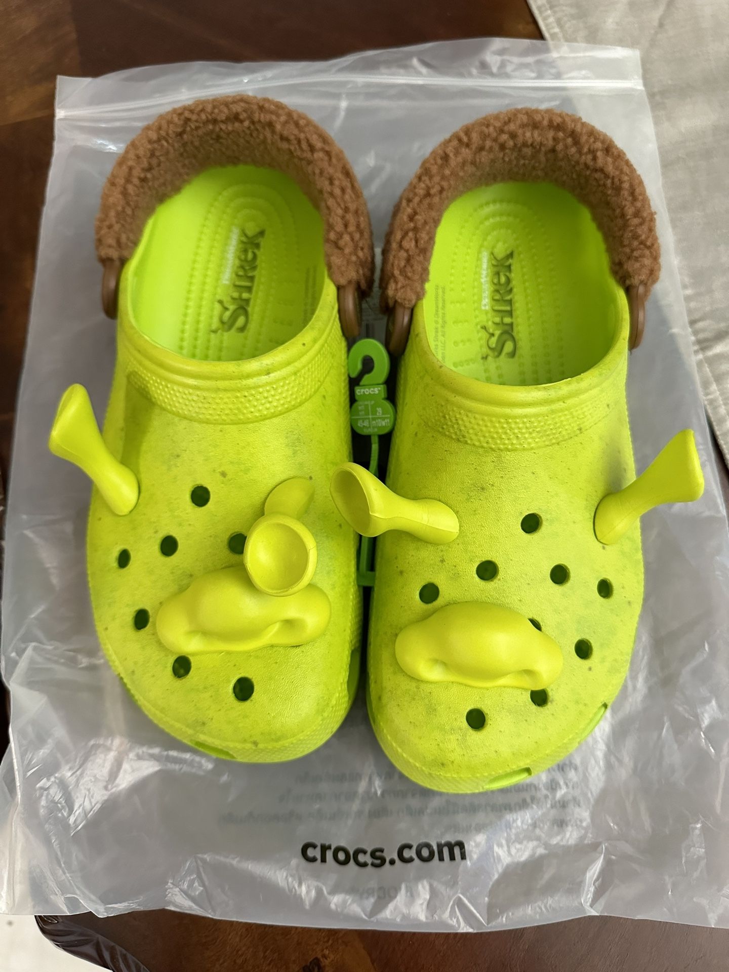 Shrek Crocs Size 11