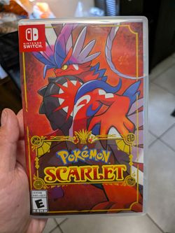 Pokemon Scarlet Nintendo switch