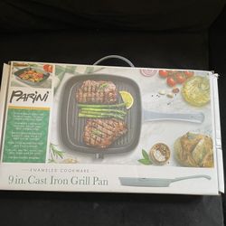 9 in. Cast Iron Grill Pan