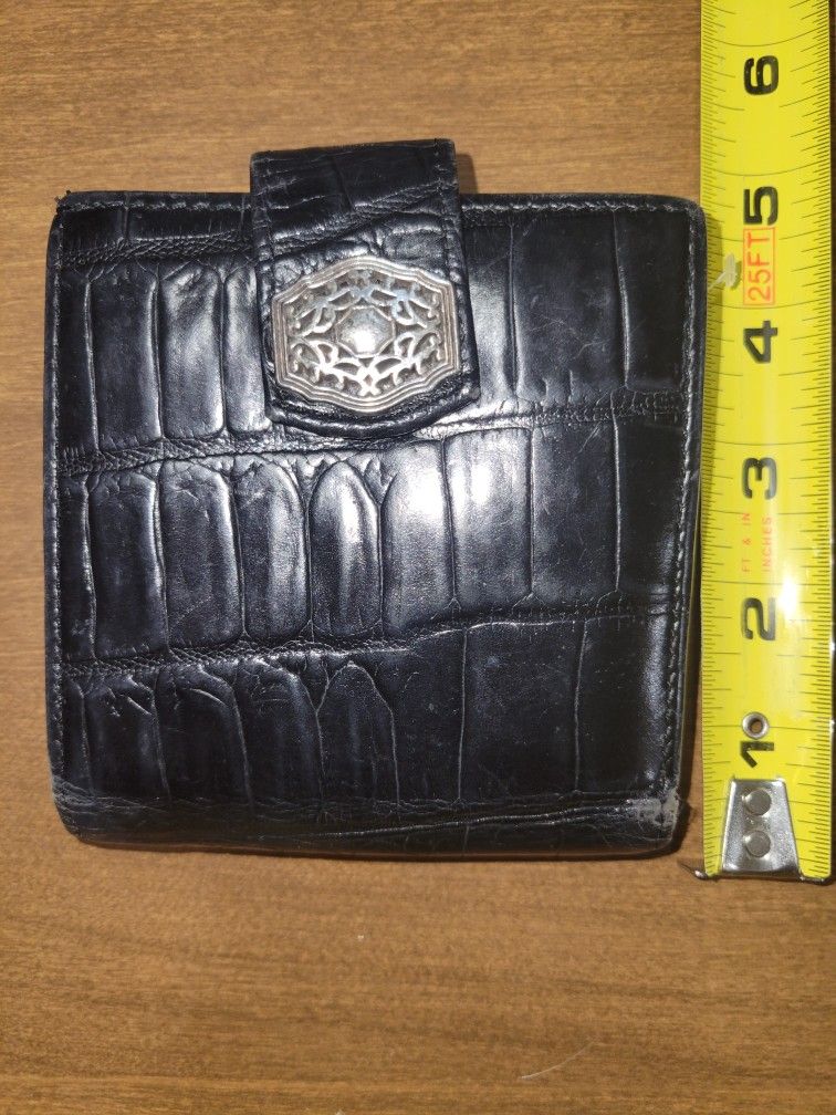 Vintage Brighton leather trifold wallet