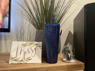 Starbucks Blue Jeweled Tumbler! Brand New With Tags